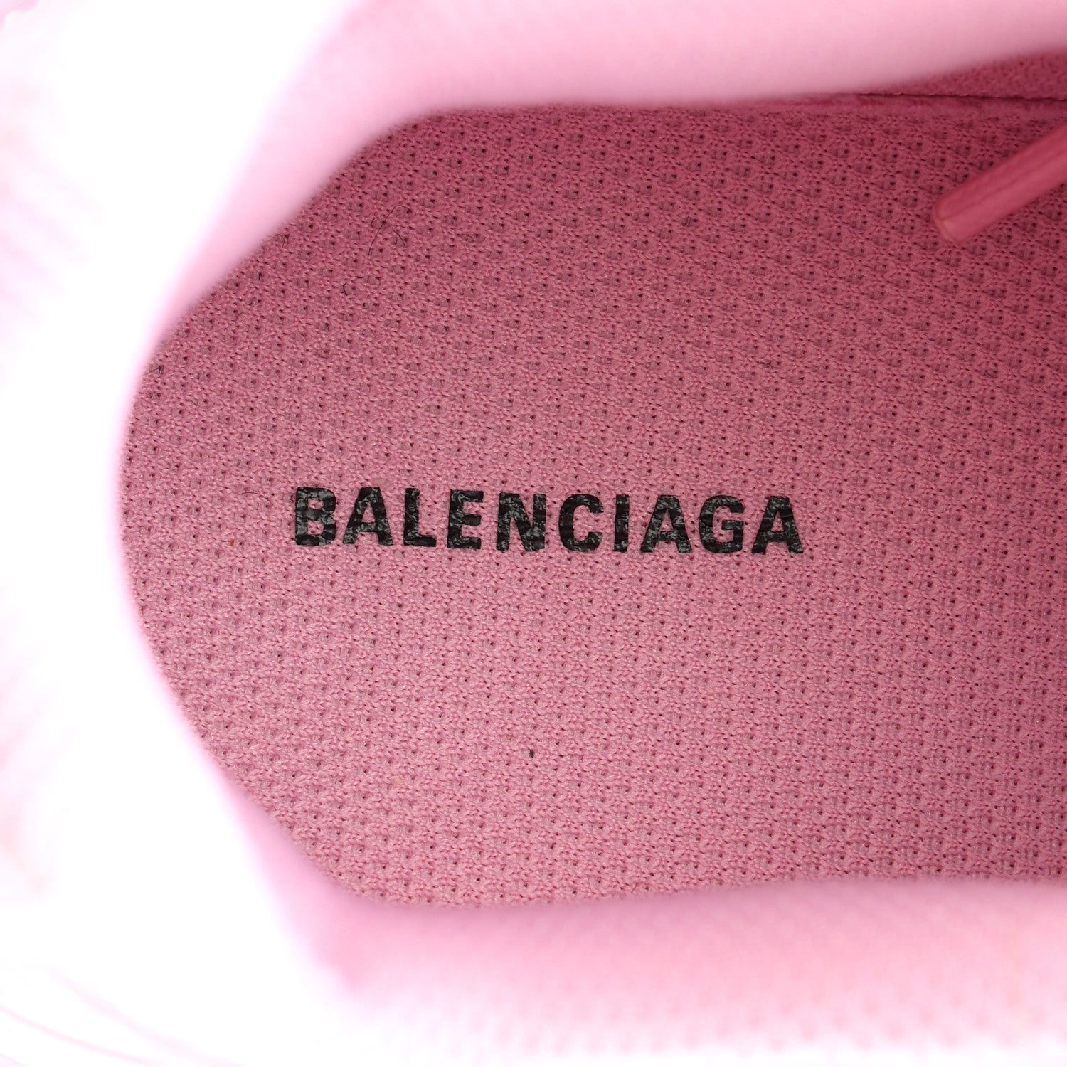 Balenciaga Rubber Mesh Monocolor Clear Sole Womens Track.2 Open Sneakers 39 Pink 8 of 10