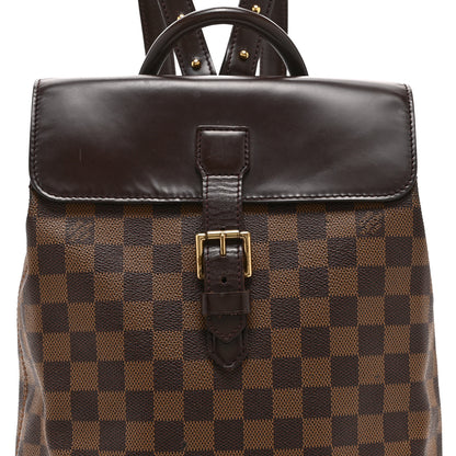 Louis Vuitton Damier Ebene Soho Backpack 8 of 10