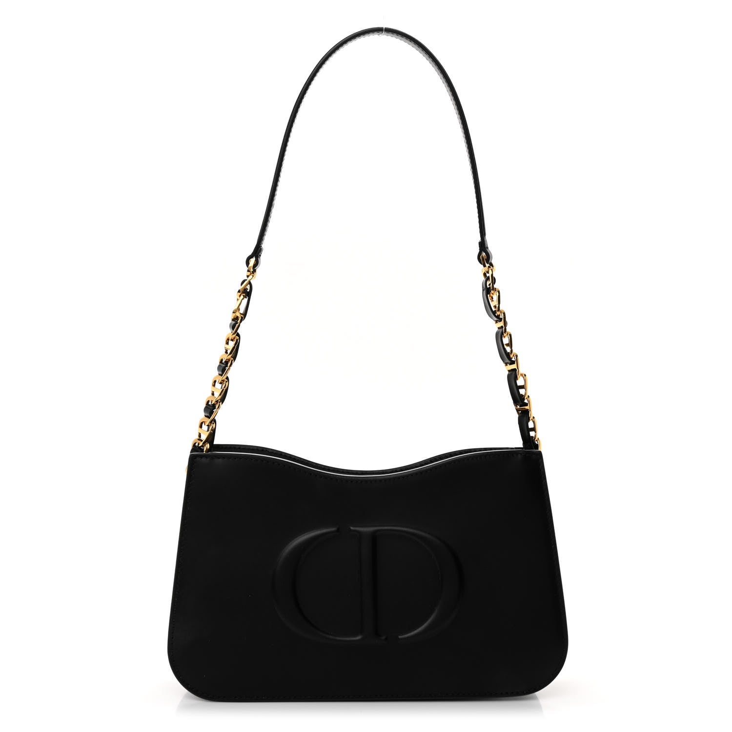 Christian Dior Calfskin CD Signature Mini Hobo Bag Black 1 of 10