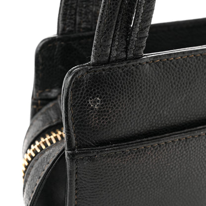 Chanel Caviar CC Shoulder Bag Black 10 of 11
