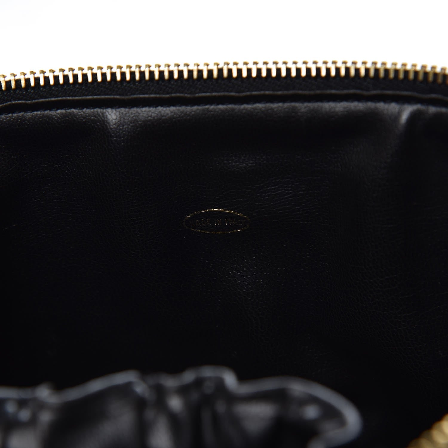 Chanel Lambskin Vanity Cosmetic Case Black 7 of 8