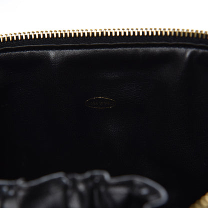 Chanel Lambskin Vanity Cosmetic Case Black 7 of 8