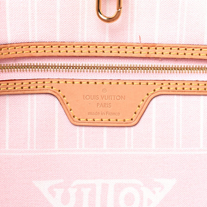 Louis Vuitton Monogram Giant By The Pool Neverfull MM Light Pink 6 of 23