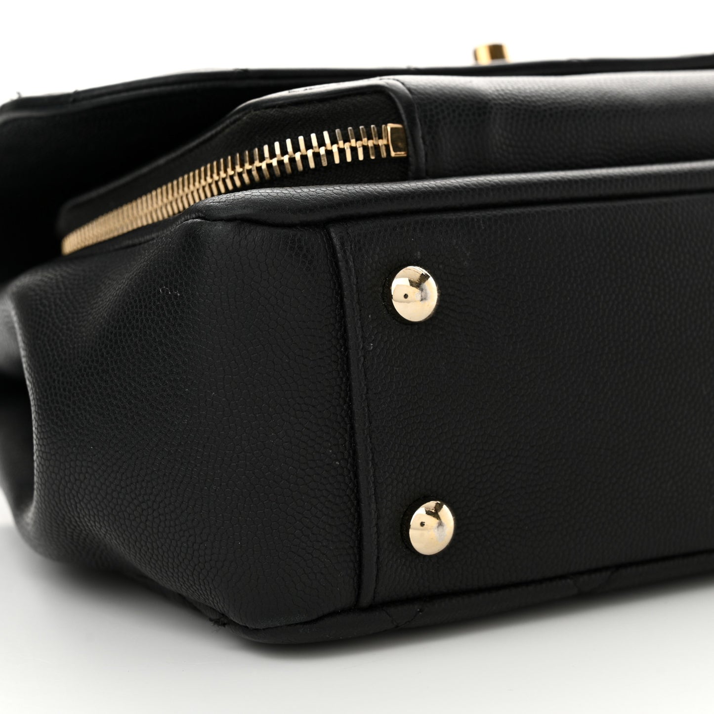 Caviar Quilted Small Business Affinity Flap Black