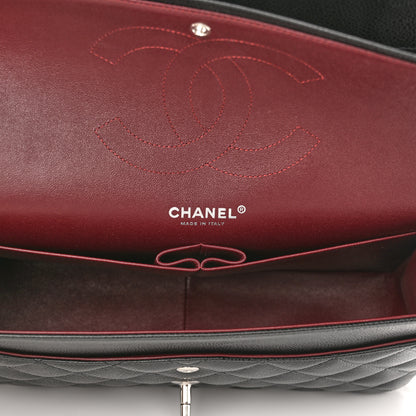 Chanel Caviar Quilted Jumbo Double Flap Black 5 of 11