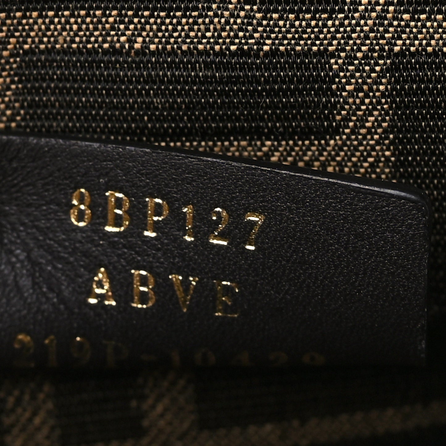 Shiny Nappa Medium Fendi First Ebano