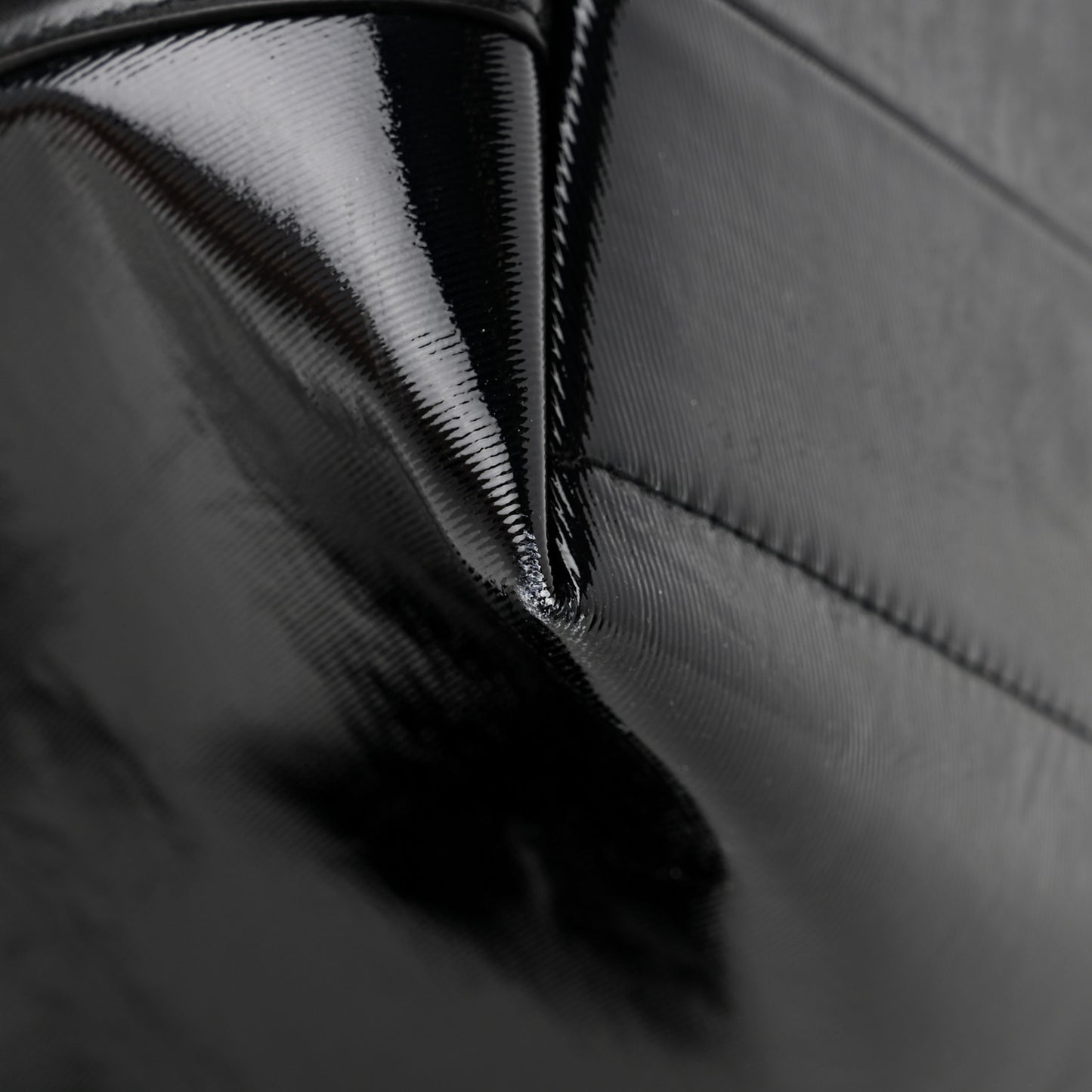 Coated Canvas Logo Shopper Tote Black