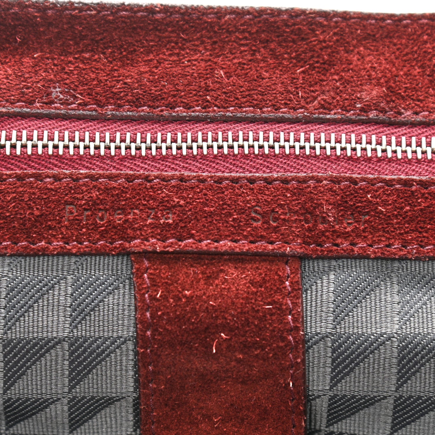 Proenza Schouler Suede Medium PS1 Satchel Oxblood 6 of 14