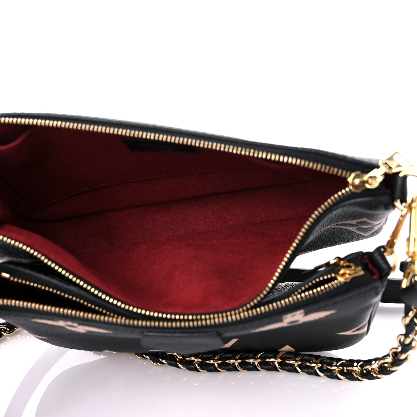 Empreinte Monogram Giant Multi Pochette Accessories Black Beige