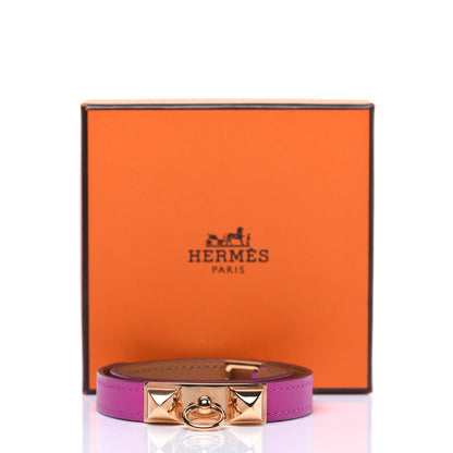 Hermes Swift Rivale Double Tour Bracelet T2 Magnolia 9 of 9