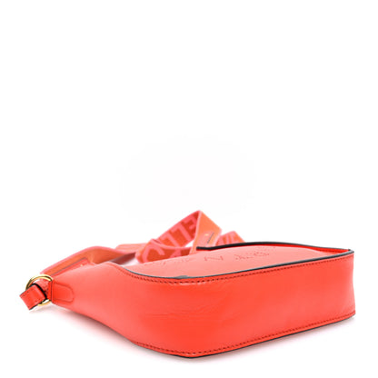 Stella McCartney Eco Alter Nappa Perforated Logo Mini Crossbody Orange 4 of 11