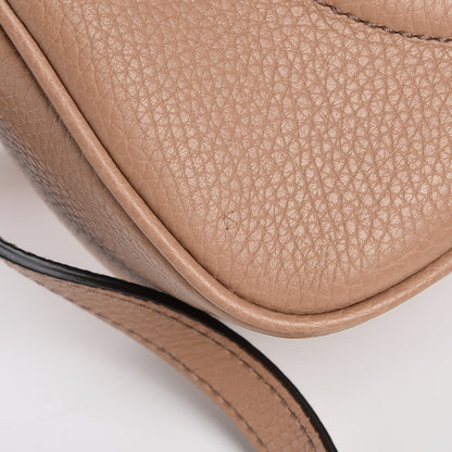 Gucci Pebbled Calfskin Small Soho Disco Bag Rose Beige 10 of 11