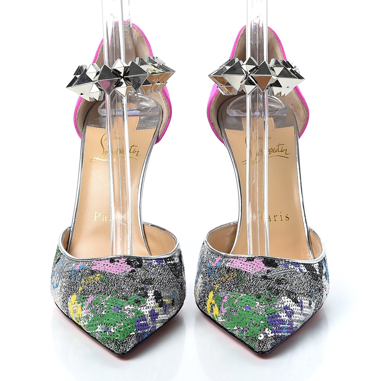 Specchio Brosse Paillettes Planet Chic 100 Pump 37 Version Multicolor