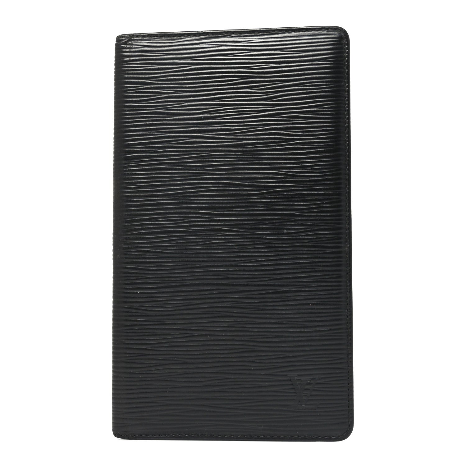 Louis Vuitton Epi Checkbook Organizer Wallet Black 1 of 6