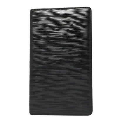 Louis Vuitton Epi Checkbook Organizer Wallet Black 1 of 6