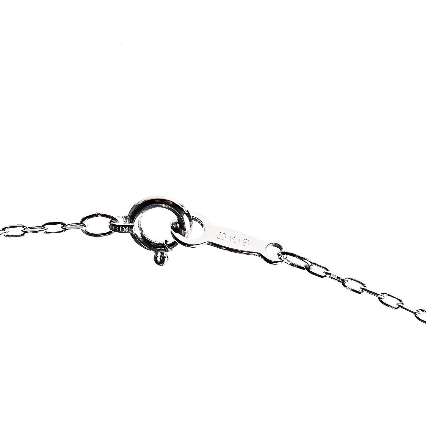 18K White Gold Akoya Pearl 7.5mm Pendant Necklace