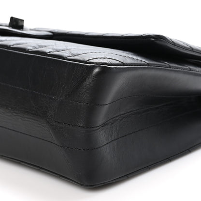 Chanel Aged Calfskin Chevron Quilted 2.55 Reissue 226 So Black 10 of 10