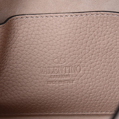 Valentino Garavani Pebbled Calfskin Medium Rockstud Flip Lock Crossbody Bag Poudre 6 of 6