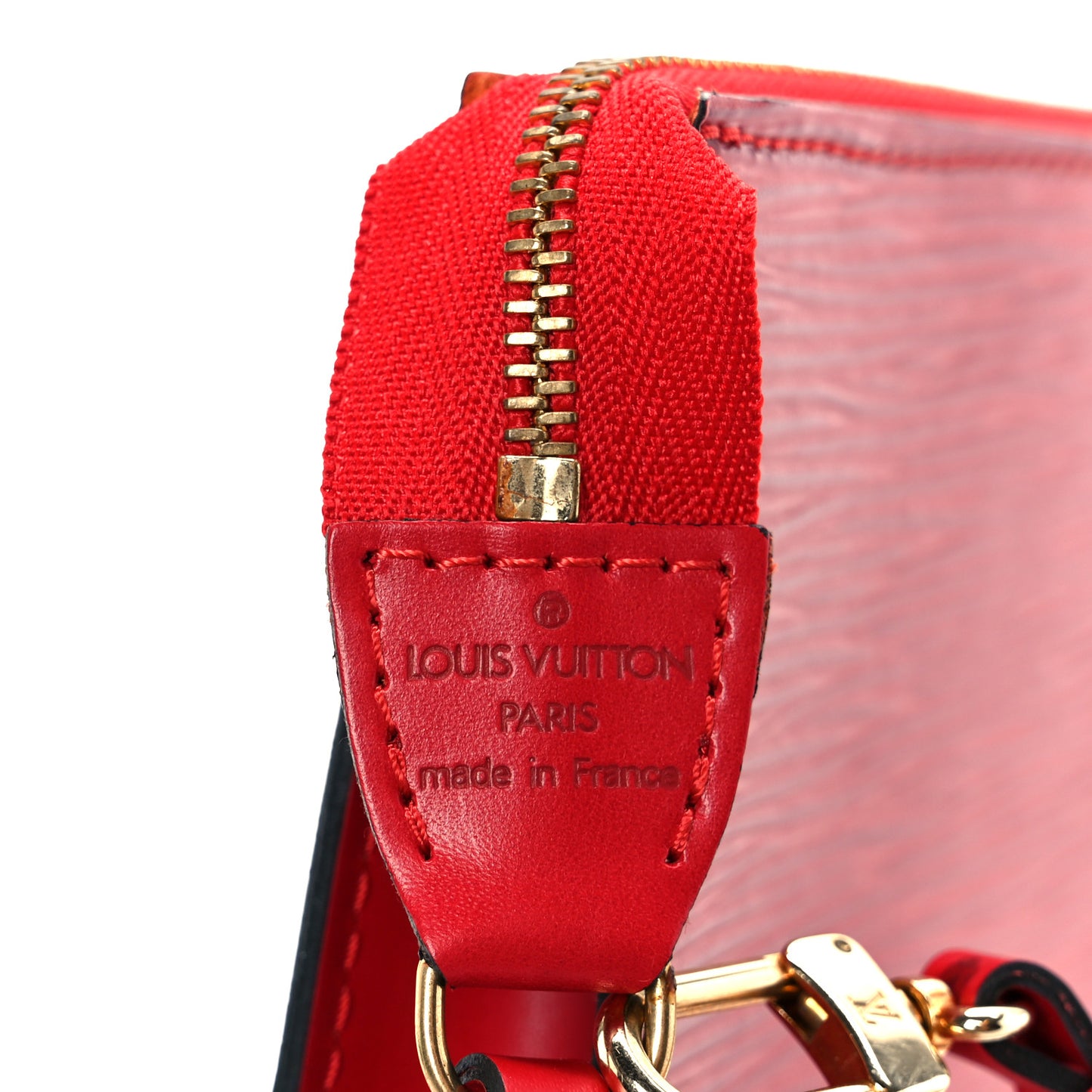 Epi Pochette Accessories 21 Castillan Red