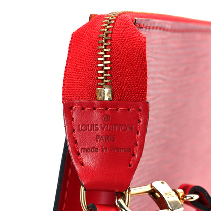 Louis Vuitton Epi Pochette Accessories 21 Castillan Red 12 of 19
