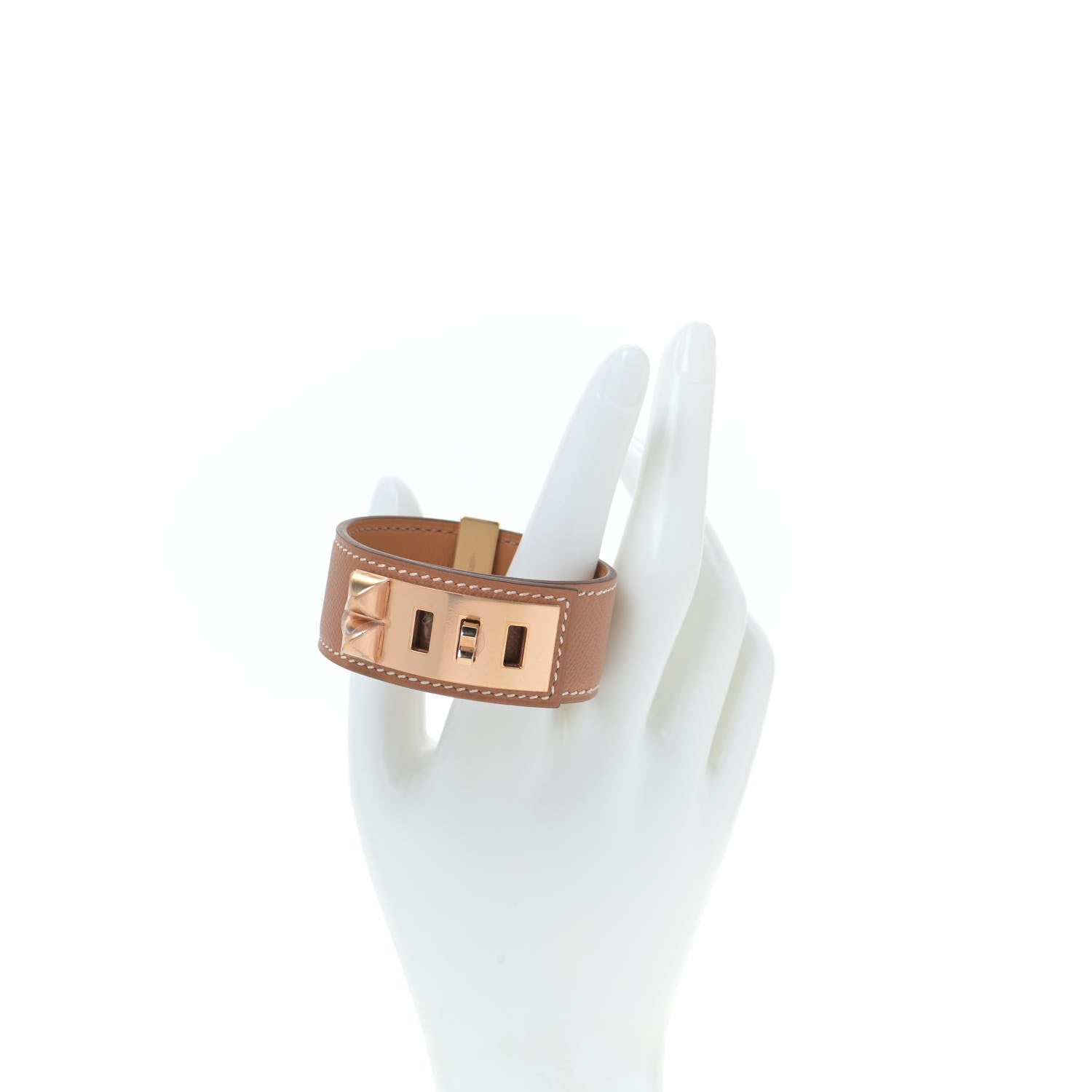 Hermes Epsom Collier de Chien CDC 24 Bracelet T2 Gold 2 of 6