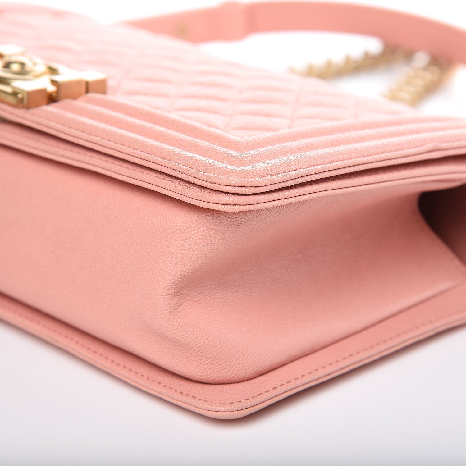 Chanel Caviar Quilted Medium Boy Flap Light Pink 6 of 9