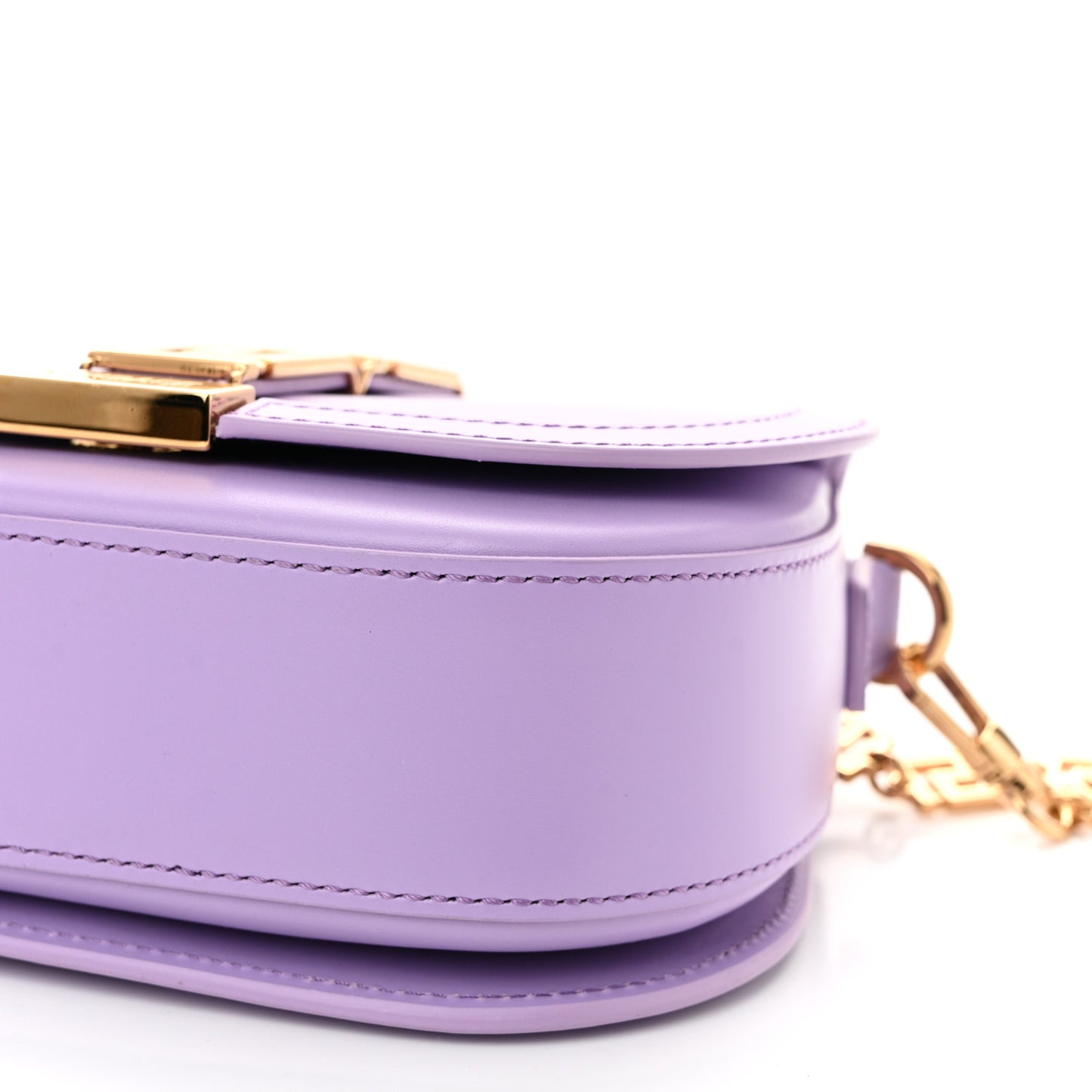 Calfskin Small Greca Goddess Shoulder Bag Lilac