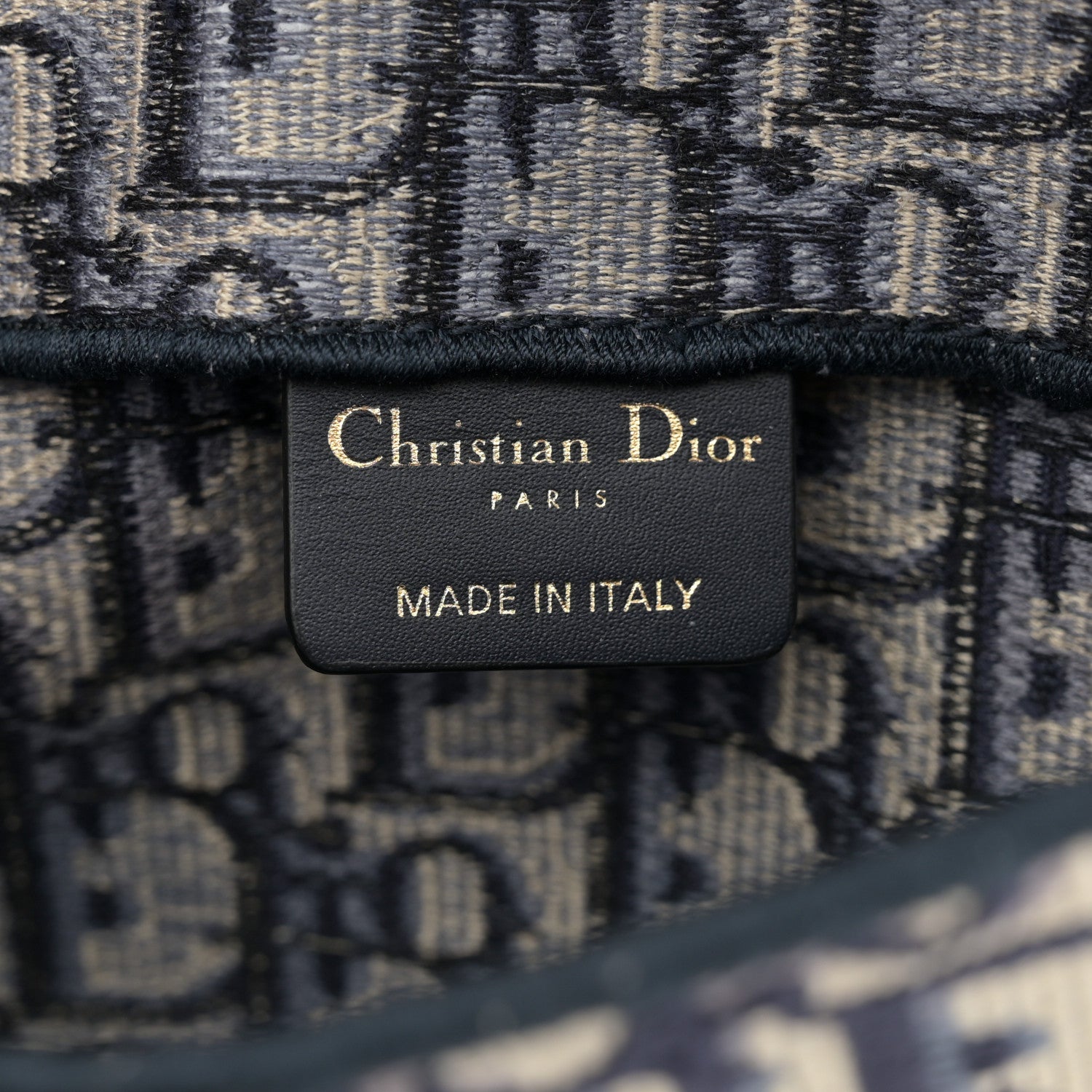 Christian Dior Oblique Slim Saddle Pouch Blue 6 of 13