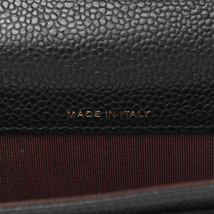 Chanel Caviar Quilted Flap Card Holder Black 7 of 10