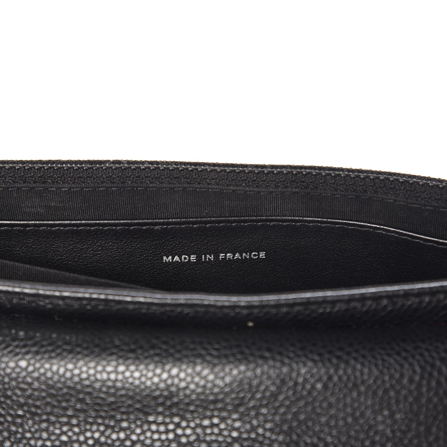 Chanel Caviar Half Moon Wallet On Chain WOC Black 7 of 9