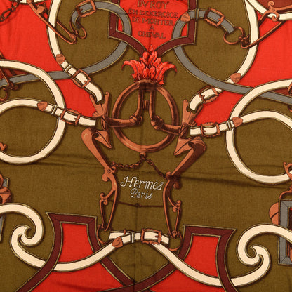 Hermes Cashmere Silk L'Instruction Du Roy Shawl 140 2 of 4