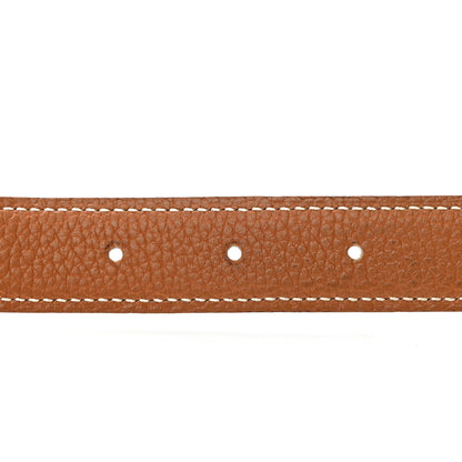 Hermes Togo Box 24mm Mini Constance H Belt 75 30 Gold Black 5 of 10
