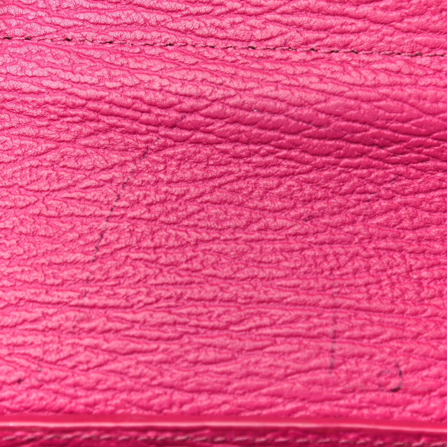 Textured Calfskin Mini Pashli Satchel Fuschia