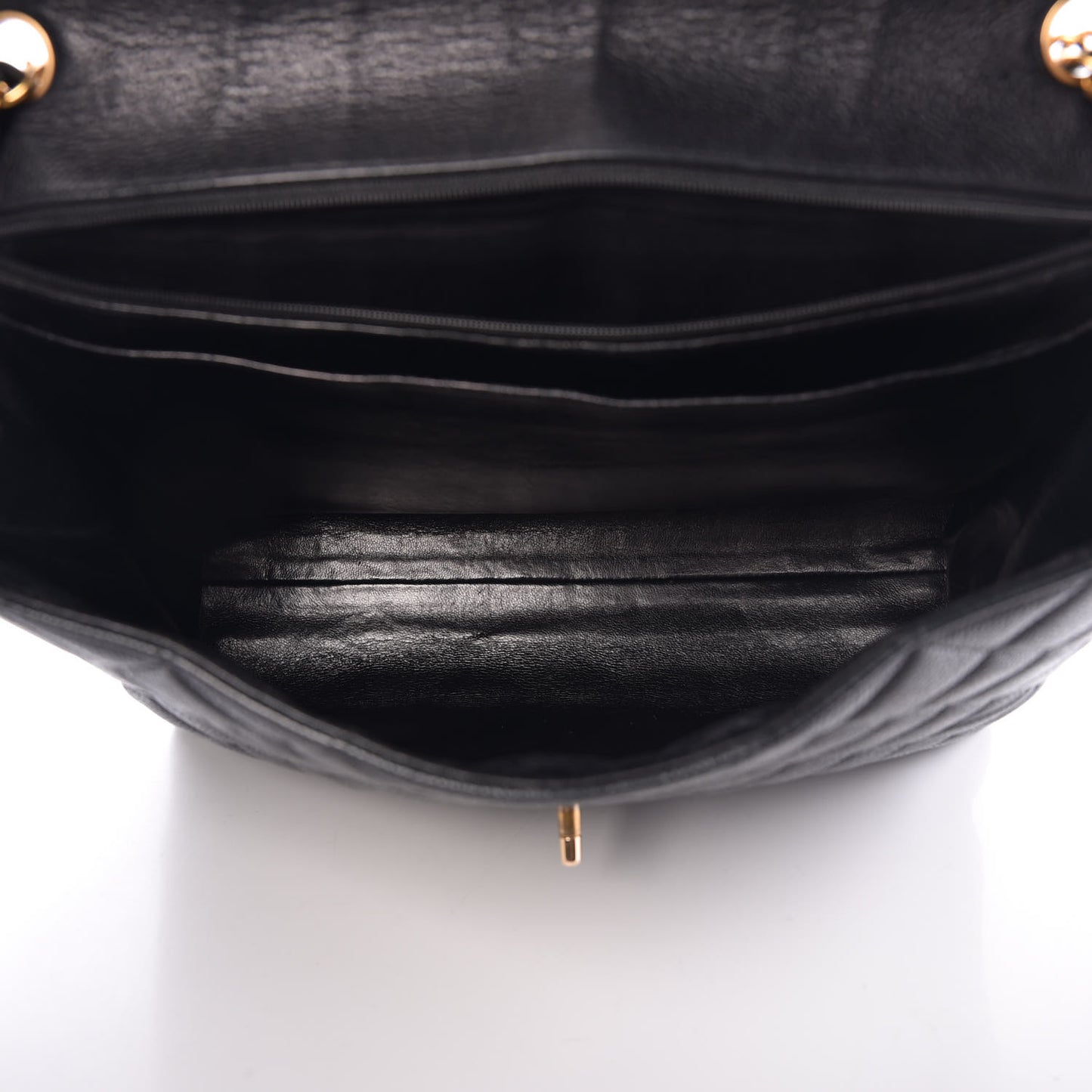 Caviar Quilted Jumbo Single Flap Black