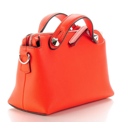 Fendi Vitello Dolce Mini By The Way Boston Bag Papavero 3 of 8