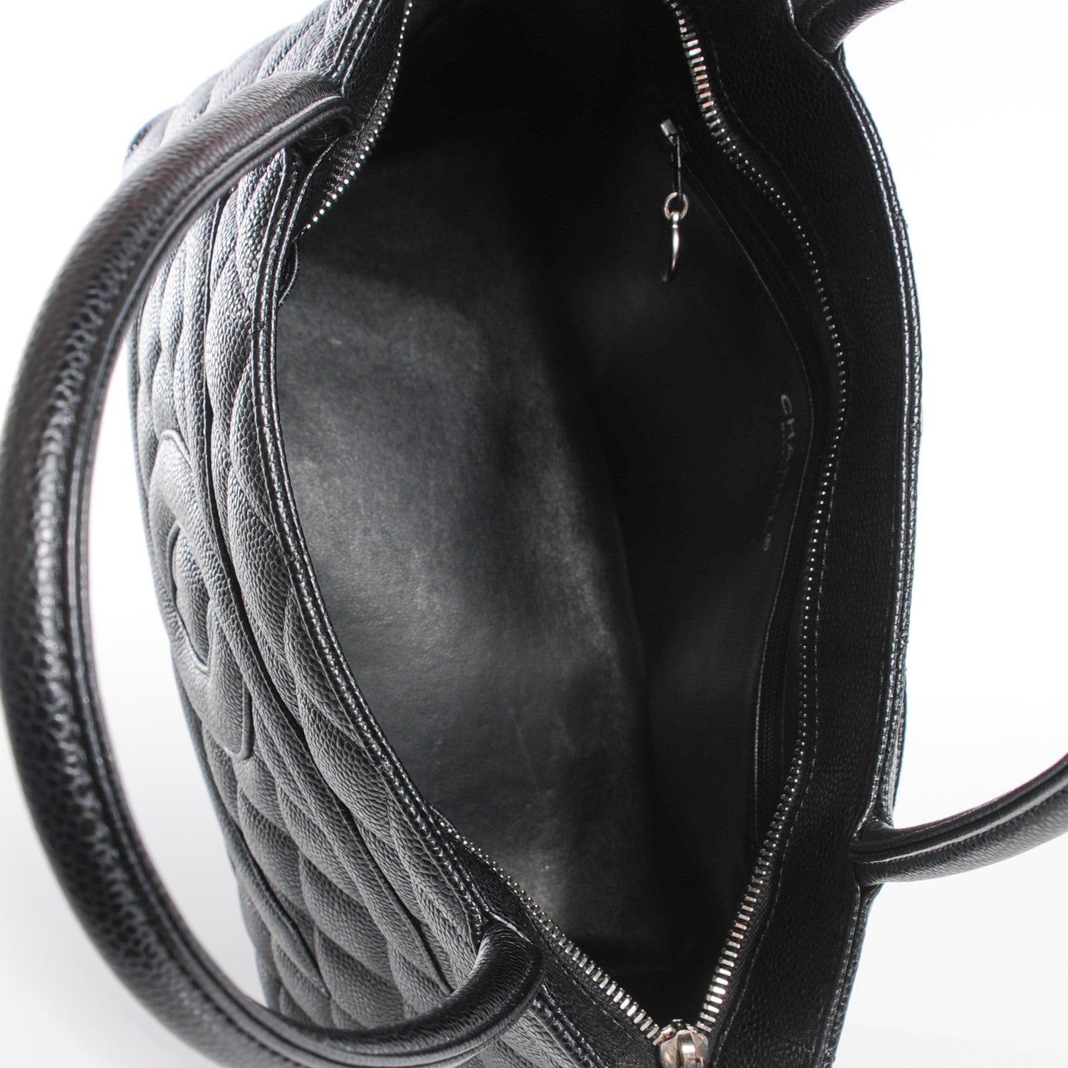 Chanel Caviar Quilted Medallion Tote Black 5 of 9