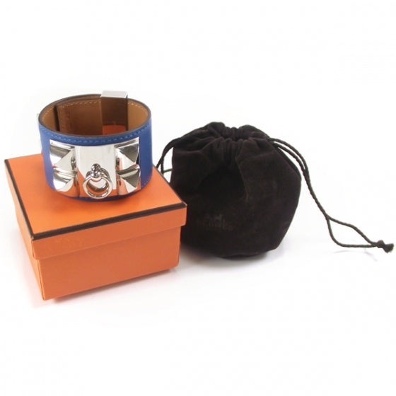 Hermes Swift Collier de Chien CDC Bracelet Mykonos Bleu 4 of 7