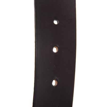 Gucci Selleria Calfskin Nickel Interlocking G 37mm Belt 100 40 Cocoa 7 of 9