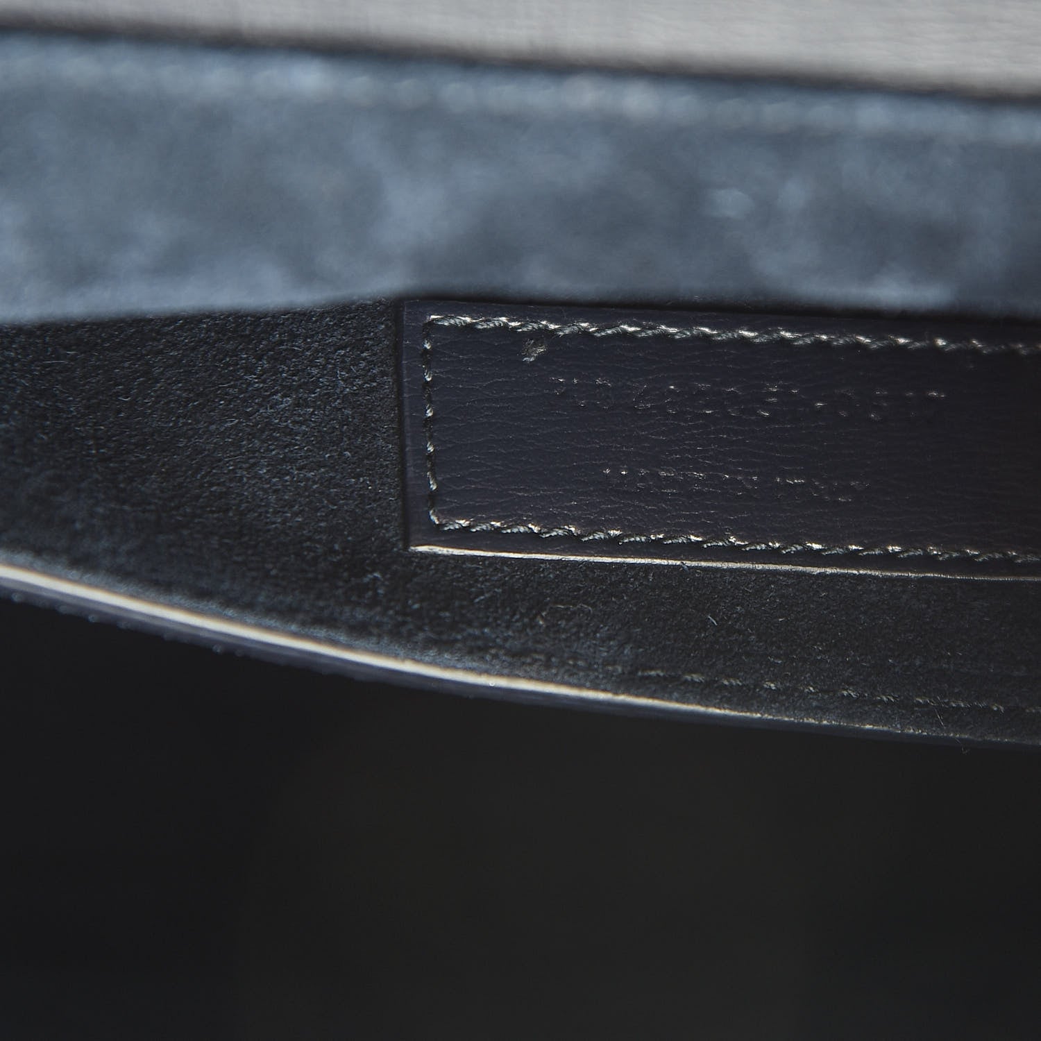 Saint Laurent Calfskin Medium Bellechasse Satchel Navy 8 of 14
