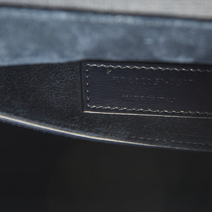 Saint Laurent Calfskin Medium Bellechasse Satchel Navy 8 of 14