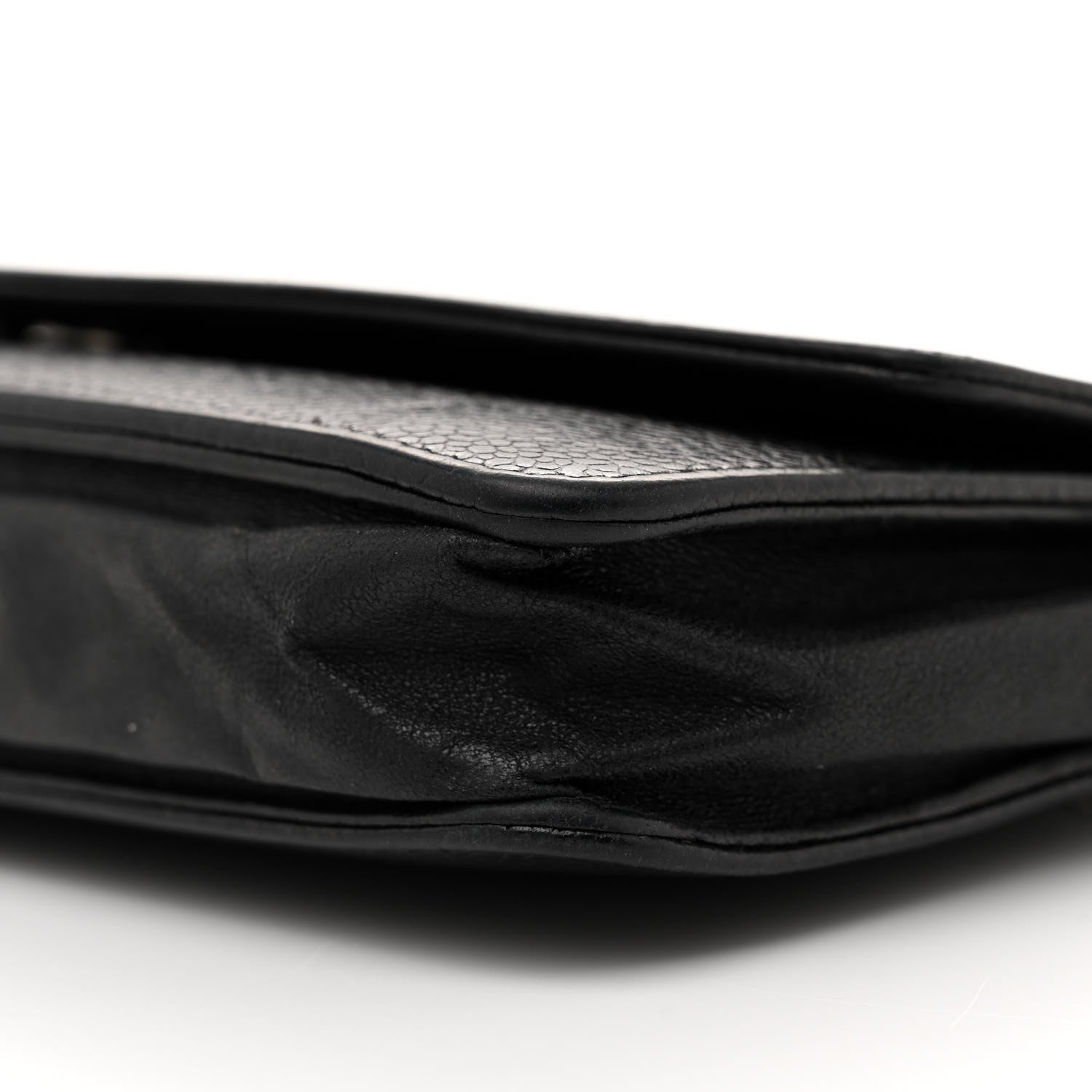 Chanel Caviar Timeless CC Wallet On Chain WOC Black 10 of 13