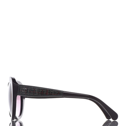 Chanel Polarized Butterfly Signature Sunglasses 5346 Bordeaux 3 of 7