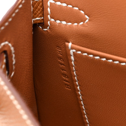 Hermes Epsom Mini Kelly Sellier 20 Gold 7 of 11