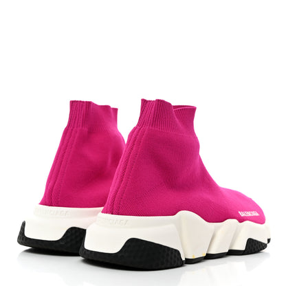 Balenciaga Neoprene Knit Womens Speed Sneakers 37 Rose Fuchsia 5 of 9