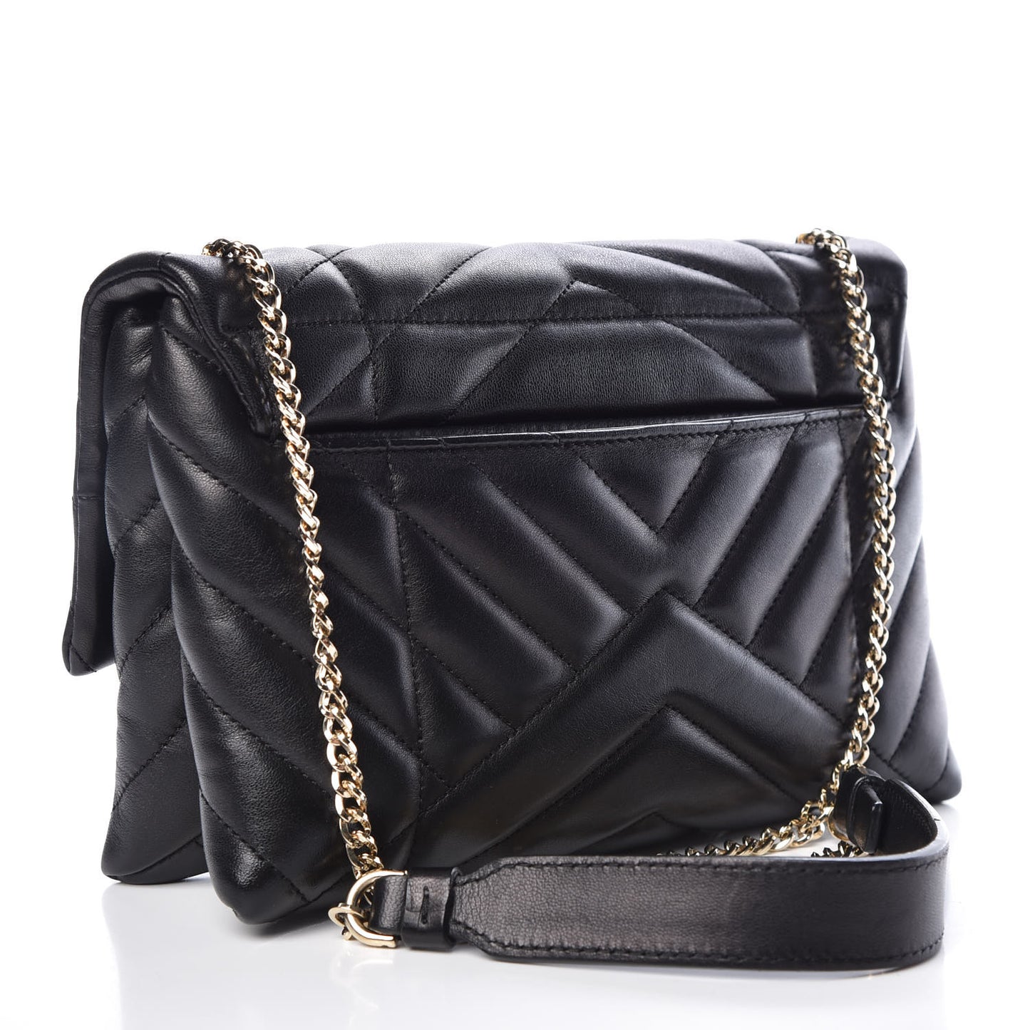 Lambskin Quilted Mini Sugar Flap Shoulder Bag Black