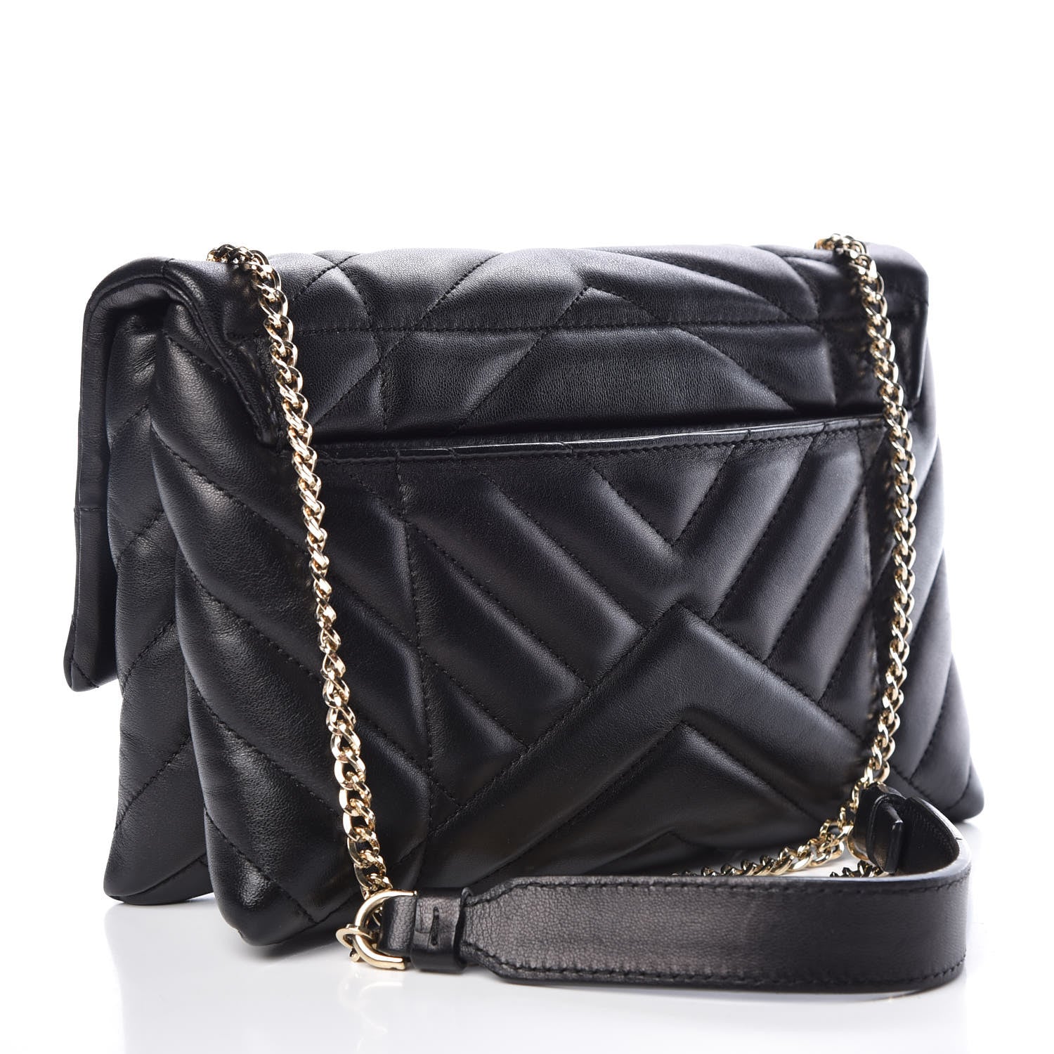 Lanvin Lambskin Quilted Mini Sugar Flap Shoulder Bag Black 3 of 8