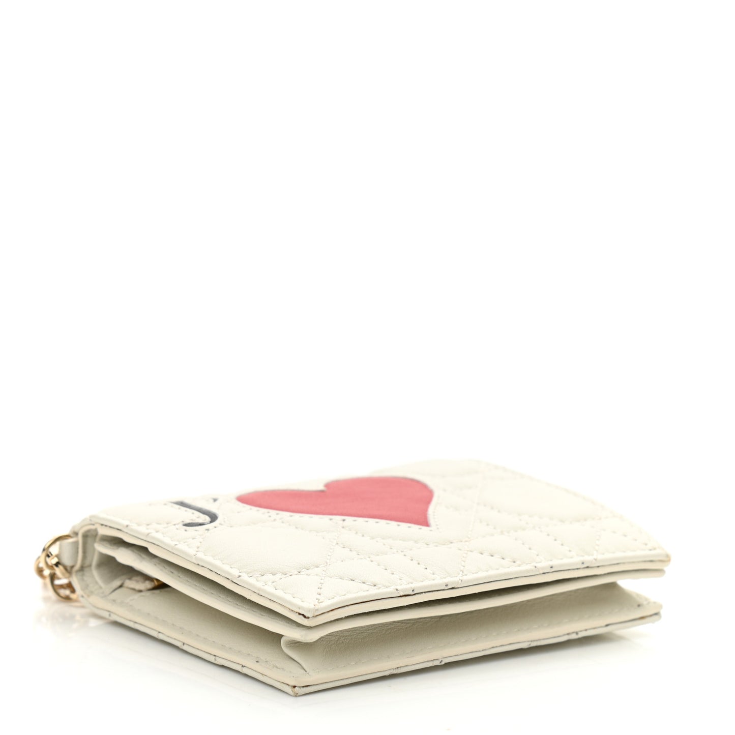 Lambskin Cannage DiorAmour Chinese Valentines Card Holder Multicolor