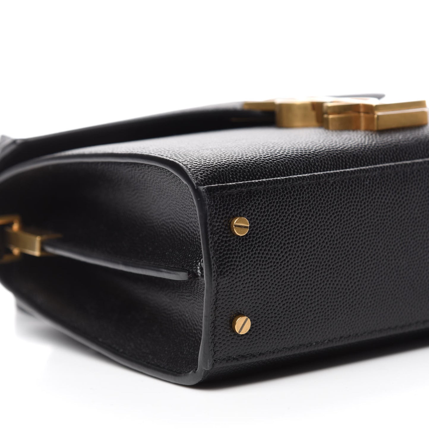 Grain de Poudre Mini Classic Monogram Cassandra Top Handle Black Rouge Legion