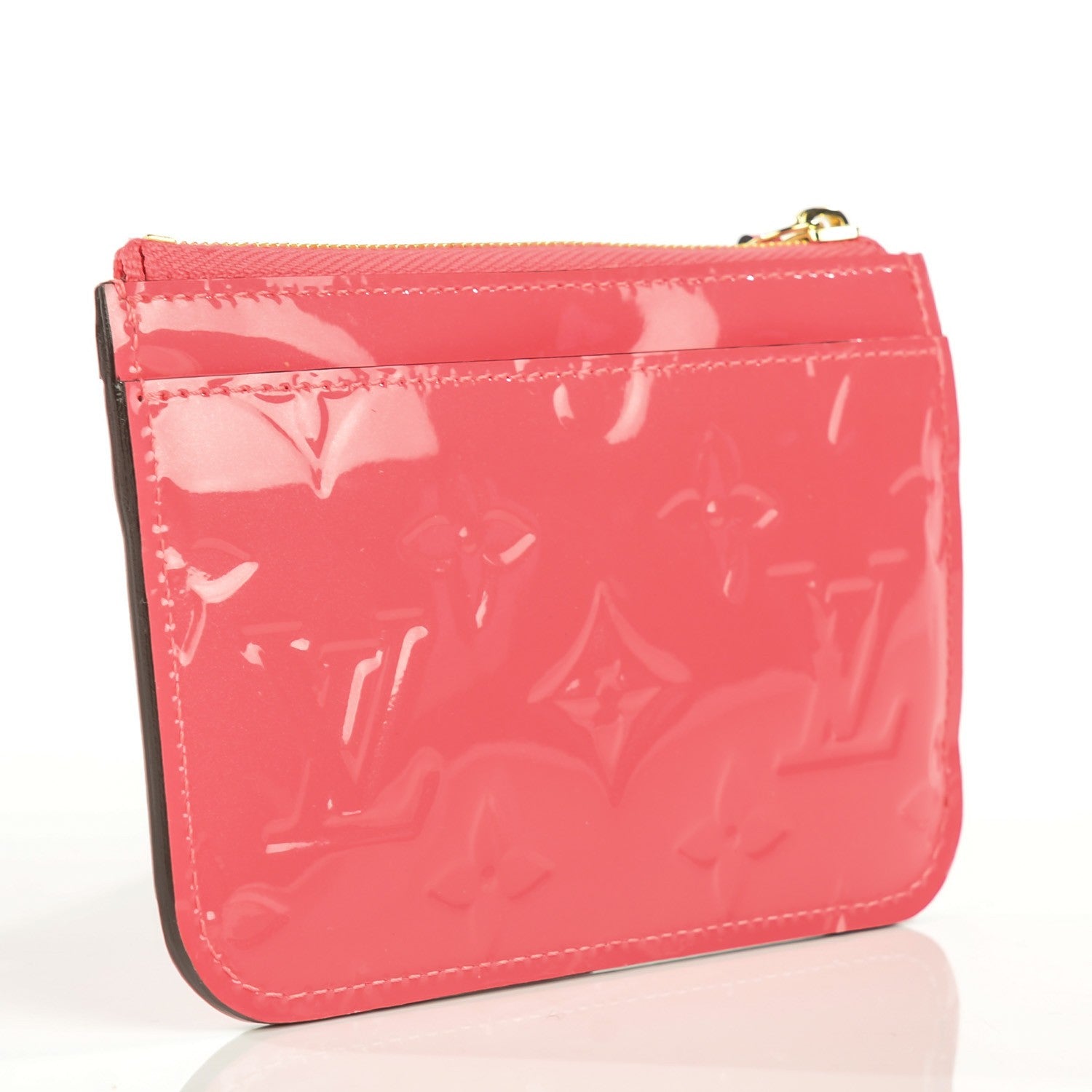 Louis Vuitton Vernis Key Pouch Rose Litchi 3 of 8