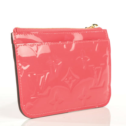 Louis Vuitton Vernis Key Pouch Rose Litchi 3 of 8